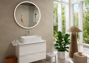 Смеситель для раковины Hansgrohe Tecturis S 22 5см 73351000, хром