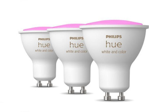 Комплект из 3 умных ламп Philips Hue White and Color GU10 4 929001953115