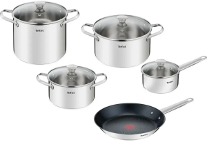 Набор посуды Tefal Cook Eat B922S955 9 предметов нержавеющая сталь