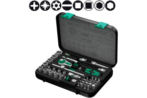 Набор Трещоток Zyklop Speed WERA 8100 SA 2 1/4" С Насадками 003533