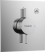 Переключатель/встраиваемый дивертор Hansgrohe DuoTurn E 75617000, хром