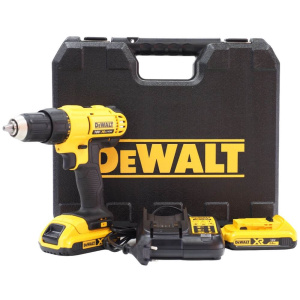 Аккумуляторная дрель-шуруповерт DeWALT DCD771D2QW, с АКБ и ЗУ