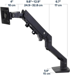 Настольный кронштейн для монитора Ergotron HX Desk Monitor Arm (45-647-224) чёрный