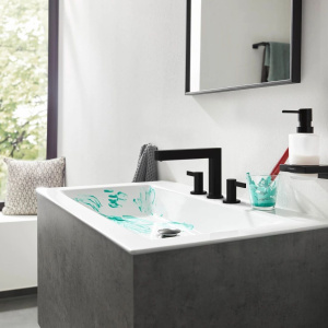 Смеситель для раковины Hansgrohe Finoris 110 76033670, черный матовый