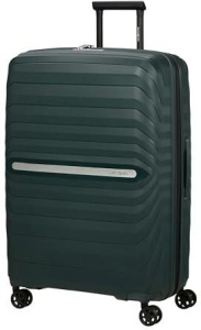 Чемодан Samsonite Neo Flux Spinner Lл, зеленый