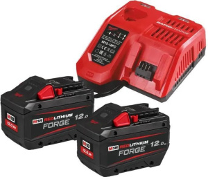 Комплект аккумуляторов и зарядного устройства Milwaukee M18 FORGENRG-122 4933498610 2х12,0 Ач с АКБ и ЗУ