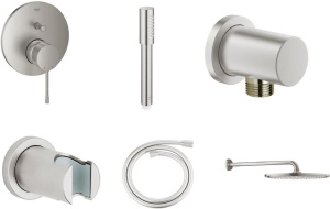 Душевой комплект Grohe Essence 24167DC1+26066DC0+27074DC0+27057DC0+28362DC1+26866DC0