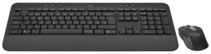 Комплект клавиатура и мышь Logitech Signature MK650 for Business 920010996, серый, раскладка IT