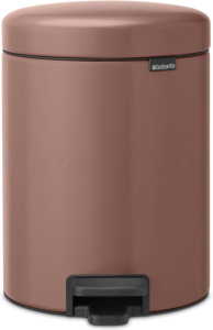 Мусорное ведро с педалью Brabantia NewIcon 233982, медно-коричневое