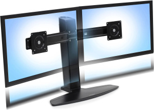 Настольная подставка для двух мониторов Ergotron Neo-Flex Dual LCD Monitor Lift Stand (33-396-085) чёрная