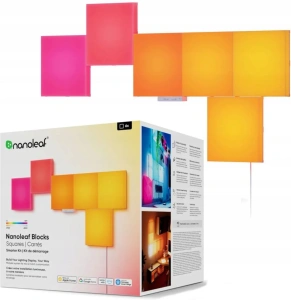 Комплект световых панелей Nanoleaf N8100K02-6BS Blocks Squares, 6 шт.