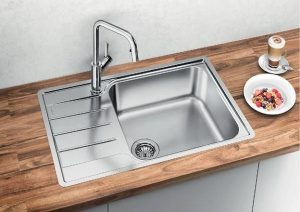 Кухонная мойка Blanco Lemis XL 6-IF Compact 525111, нержавеющая сталь