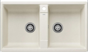 Кухонная мойка Blanco Zia 9 Silgranit 527210, нежный белый