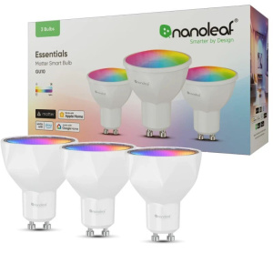 Набор из 3 лампочек Nanoleaf Essentials Smart GU10 Matter 3шт. (NF080B023GU10)