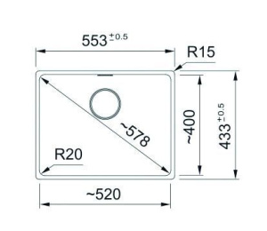 Кухонная раковина Franke Maris MRG 110-52 125.0698.005, оникс