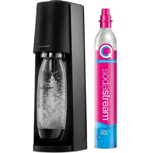 Комплект: Сифон Sodastream Terra черный + 3 бутылки сиропа