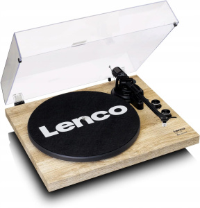 Проигрыватель виниловых пластинок Lenco LBT-188, коричневый