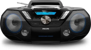 Радиоприемник с CD и кассетным проигрывателем Philips AZB798T, черный