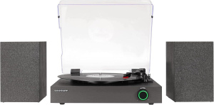 Виниловый проигрыватель Crosley Zane CR7503ABK4, черный