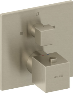 Смеситель для ванны и душа Kludi Decus 54810N575, матовый никель