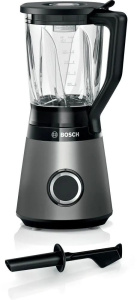 Стационарный блендер BOSCH MMB6172S, нержавеющая сталь/черный