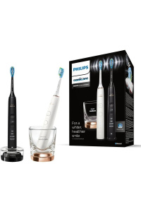 Звуковая зубная щетка Philips Sonicare DiamondClean 9000 HX9914/57, черный/белый