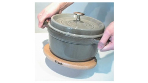 Чугунная кастрюля Staub Cocotte 30 см, графитовая (405098620)