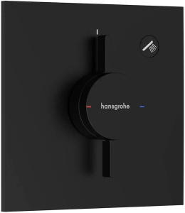 Смеситель для душа Hansgrohe Duoturn E 75617670, черный матовый