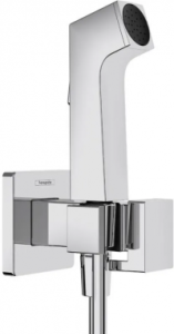 Гигиенический душ Hansgrohe Bidette E 1jet 29233000, внешняя часть со смесителем, хром
