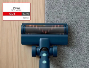 Вертикальный беспроводной пылесос Philips Series 5000 XC5142/01, синий