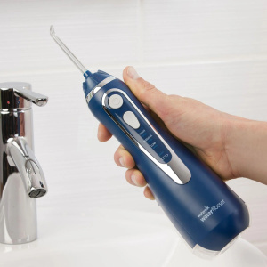 Беспроводной ирригатор Waterpik WP-583 Cordless Advanced 2.0 синий