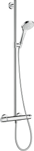Душевой набор с баром 1000 Hansgrohe Croma Select S 27247400, белый/хром
