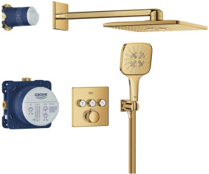 Душевой комплект Grohe SmartControl Rainshower SmartActive 310 34864GL0, золото