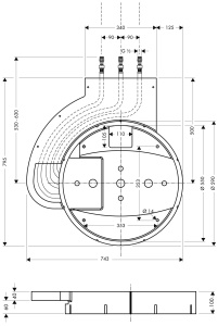 Скрытый комплект для душа Hansgrohe Set 28412180