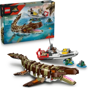 Конструктор LEGO Jurassic World 76974 Миссия на лодке и модель мозазавра