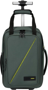 Рюкзак на колесах American Tourister Take2Cabin S, темно-зеленый