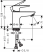 Смеситель Hansgrohe Talis E Click-Clack 71701000, хром