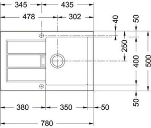 Кухонная раковина Franke SIRIU S SID 611-78 114.0181.974, ореховый