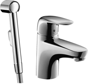 Смеситель для умывальника Hansgrohe Metris E 31170000, хром