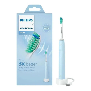 Электрическая зубная щетка Philips Sonicare 2100 Series HX3651/12, светло-голубой