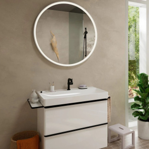 Смеситель для умывальника Hansgrohe Tecturis S 73322670, черный матовый