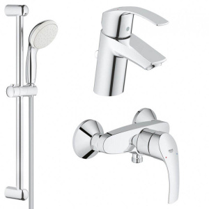 Комплект смесителей Grohe Eurosmart New (33265002, 33555002), хром