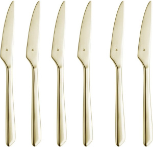 Набор ножей для стейка WMF Shades Pale Gold 5931784149 6пр., золотистый