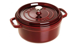 Чугунная кастрюля Staub Cocotte 24 см Вишнёвый (405093570)