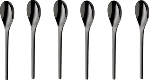 Набор ложек для эспрессо WMF Nordic Gun Metal 5972098100 11см 6шт., черный