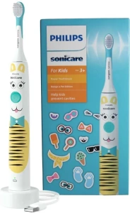Электрическая зубная щетка для детей Philips Sonicare HX3601/01, белый