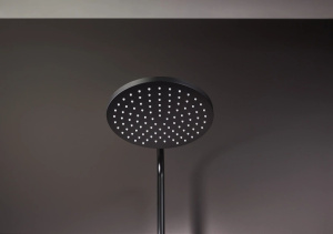 Душевой гарнитур с батареей Hansgrohe Vernis Blend 1jet Reno EcoSmart 26099670, черный матовый
