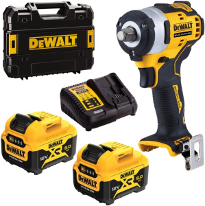 Аккумуляторный ударный гайковерт DeWALT DCF901P2QW, с АКБ и ЗУ