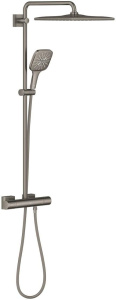 Душевая стойка Grohe Rainshower SmartActive Cube 26837AL0, матовый графит