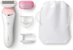 Электробритва Philips BRL140/00 SatinShave Advanced, белый, розовый
